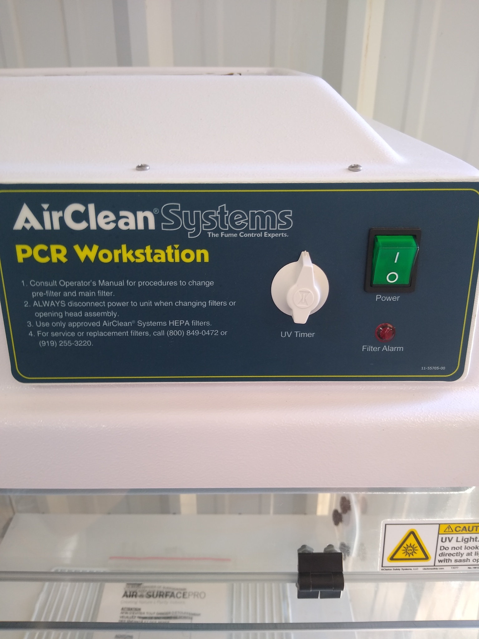 Airclean Systems Ac Lfuv Pcr Workstation Medsold