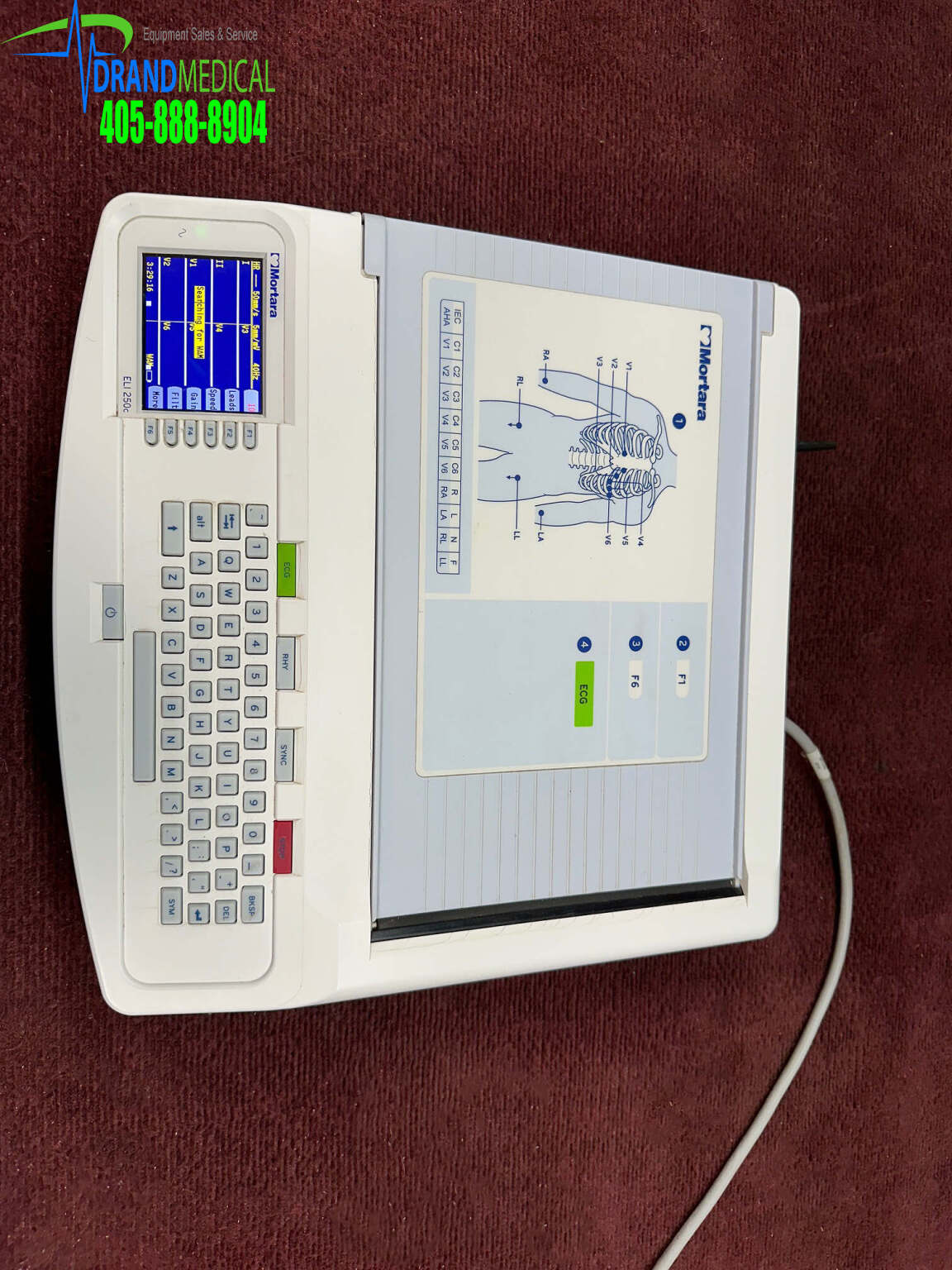 Mortara ELI 250C Resting Electrocardiograph ECG Unit Medsold