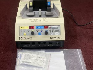 Conmed Sabre 180 Electrosurgical Monopolar 60-5800-001 W/ Footswitch Ref 133001