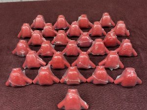 Accutron Personal Inhaler Single-Use Nasal Hoods Medium Red Lot of 28 (A3-3)