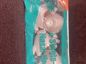 Accutron Personal Inhaler Plus Nasal Hoods Large Perfect Peach 4 pack (A3-3)