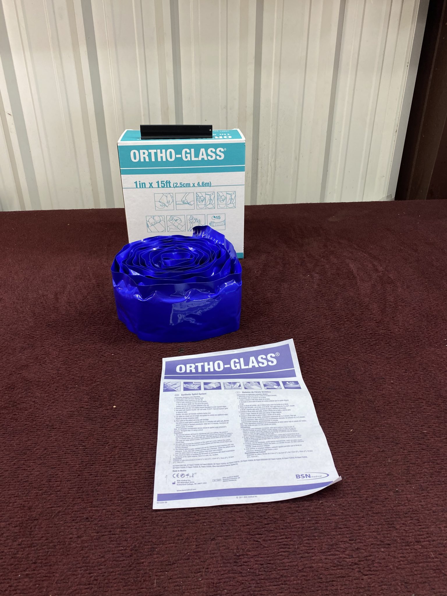 BSN medical OrthoGlass OG1L1 (1in x 15ft) "2.5cm x 4.6m" (A52) Medsold
