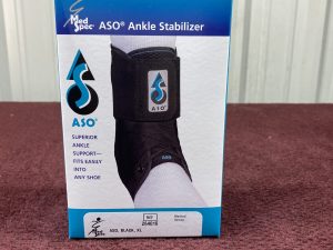 Med Spec ASO Ankle Stabilizer Ankle Brace ASO, Black, XL 264016 (B2-3)