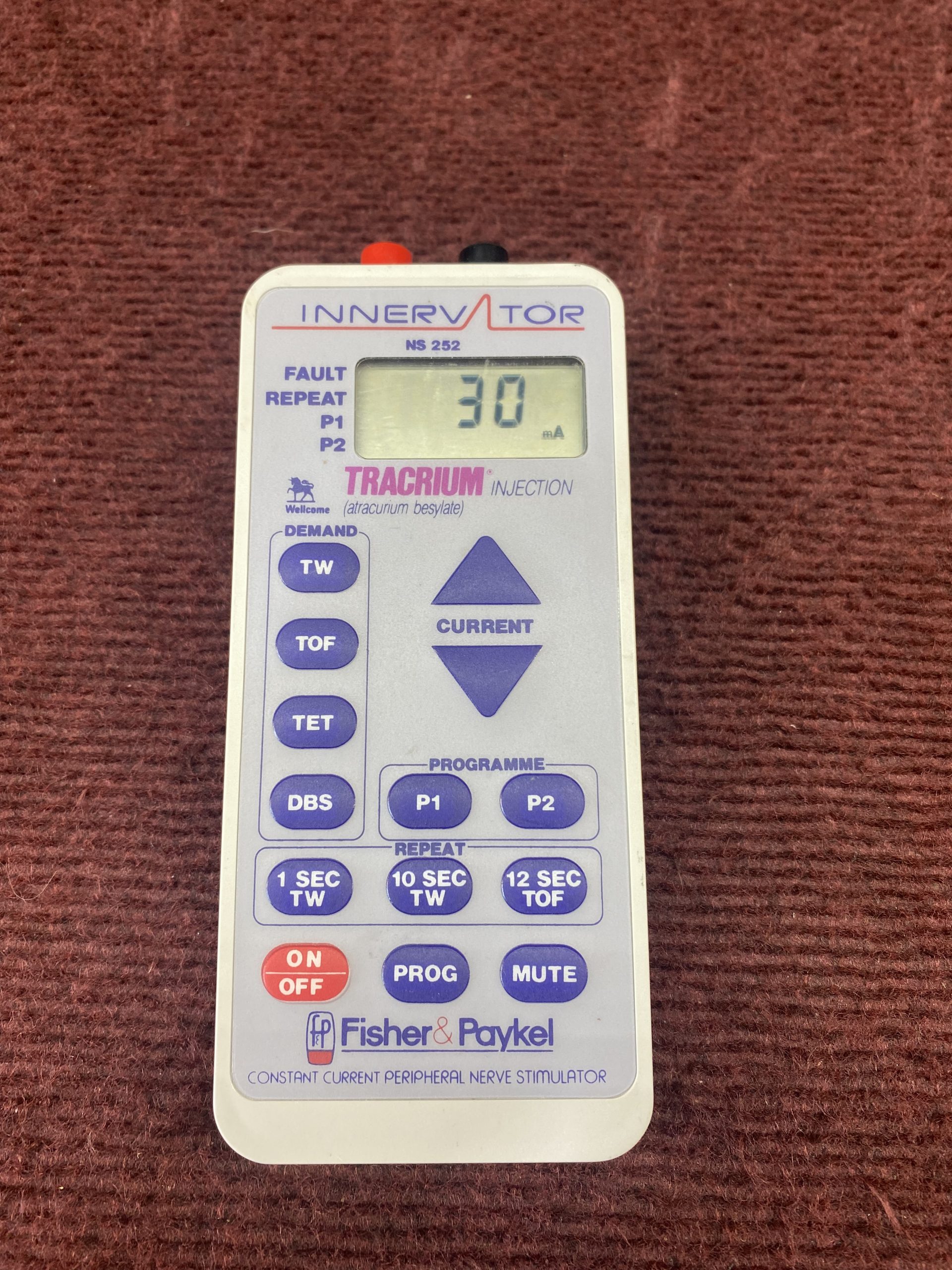 Fisher & Paykel Healthcare Innervator 252 Peripheral Nerve Stimulator  (B1-2) - Medsold