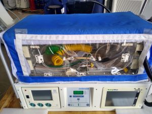 Airborne Life Support Systems Voyager 731-1610 Infant Incubator w/ Cart