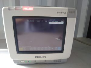 Philips IntelliVue MP5T portable patient monitor ECG,SPO2,NIBP, temp & Printer