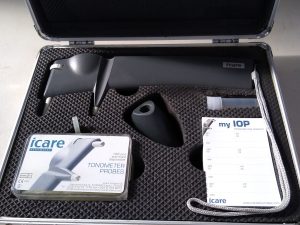 iCare TA01i Hand Held Tonometer IOP Measurement W/ Carrying Case