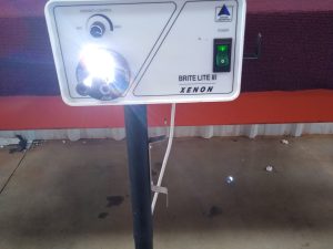 Applied Fiber Optics Xenon Brite Lite III Light Source W/ Stand