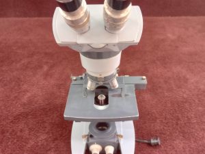 American Optical AO Spencer Microscope w/ 3 Objectives