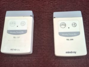 Mindray Tel-200 Compact Telemetry Transmitter FOR PARTS /REPAIR