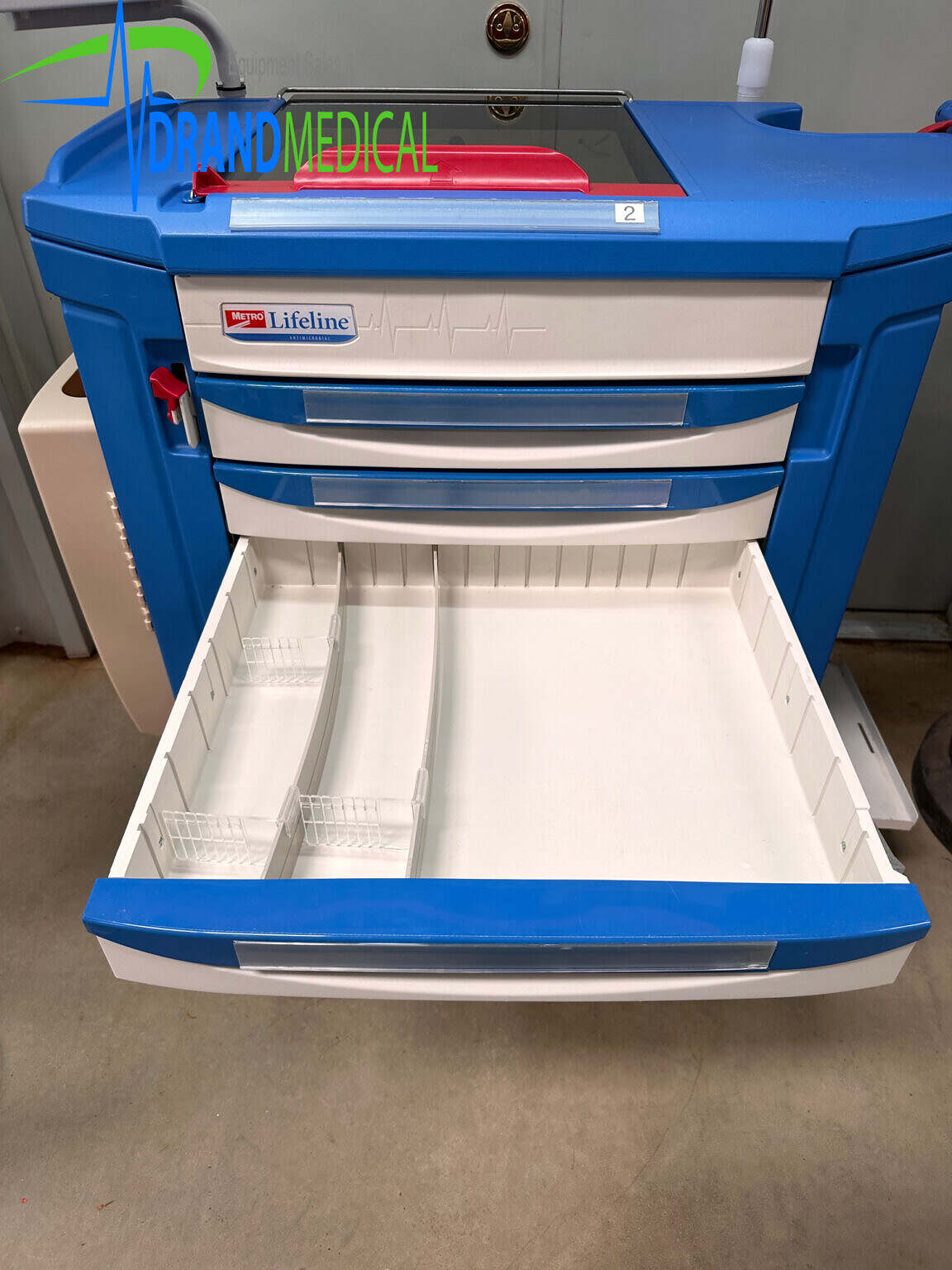 Metro Lifeline CO5990A Medical Emergency Crash Cart Medsold