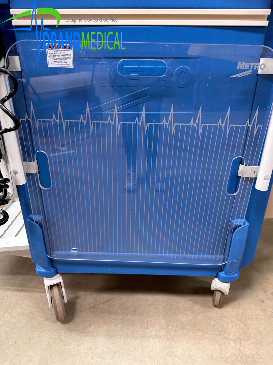 Metro Lifeline CO5990A Medical Emergency Crash Cart Medsold