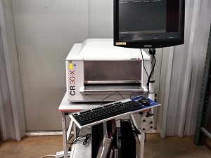 AGFA CR30-X W/ 4 35x43 cassettes & 4 24x30 Cassettes