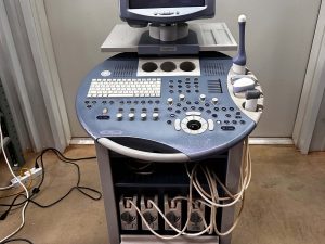GE Voluson 730 Pro ultrasound W/ RAB4-8L, 4C-A, RIC5-9H, SP10-16 transducers