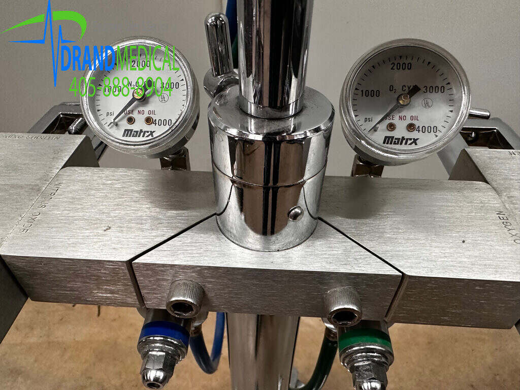 Matrx MDM Dental Nitrous N20 Oxide Flowmeter with Hoses Medsold