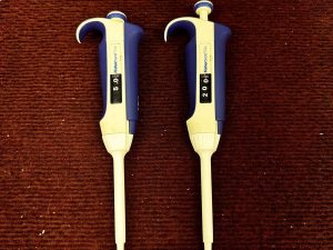 Fisherbrand Elite Adjustable-Vol Pipette 20-200 ul and 2-20 ul