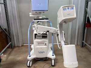 HOLOGIC FLUOROSCAN INSIGHT 2 MINI C-ARM SYSTEM W/ FOOTSWITCH & PRINTER