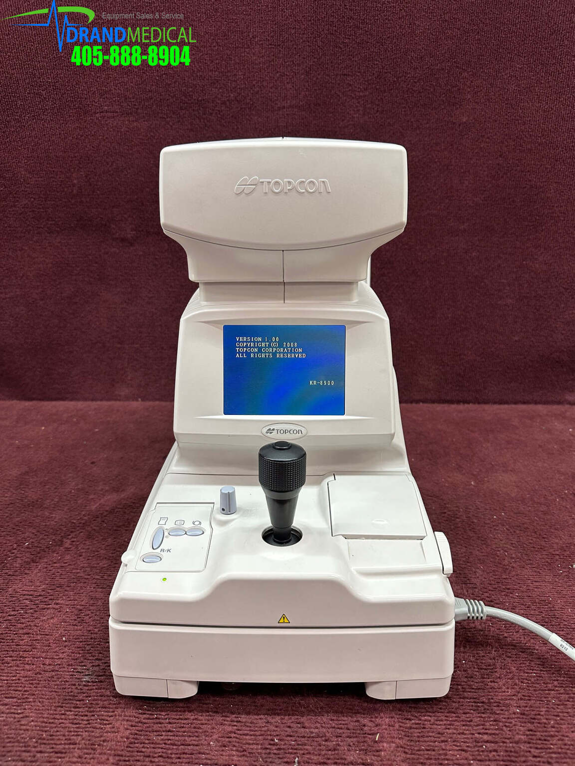 Topcon Auto KeratoRefractometer KR8900 Medsold