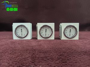Lot of 3 HILL-ROM Air Shields Vickers Airway Pressure Gauge