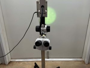 Wallach Zoomscope Quantum Colposcope/Microscope Fiber Optics and Nikon SMZ460