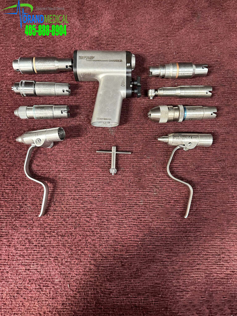 Stryker 4200 Cordless Driver 2 with 8 Attachments Medsold