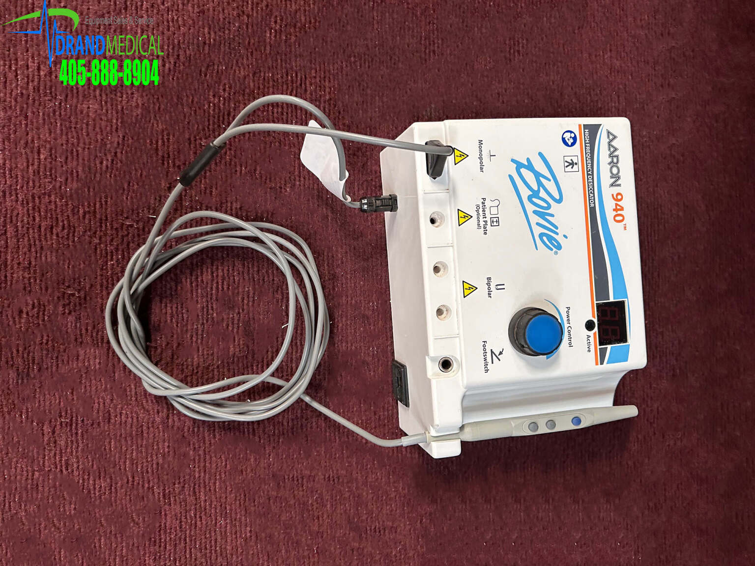Bovie Medical Corporation Aaron 940 High Frequency Desiccator Medsold