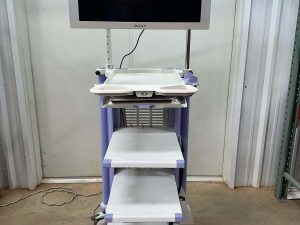 Olympus Cart WM-NP1 w/ Sony LMD-2450MD Monitor