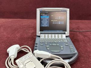 Sonosite M-Turbo Ultrasound System P08792 w/ Power Supply and 2 Probes