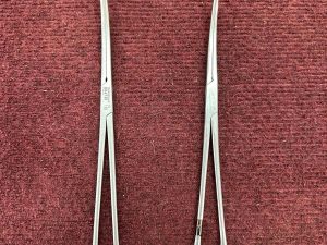 Aesculap BH473R and BH451 Curved Pean Forceps