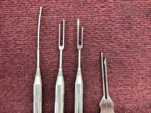 Osteomed Koby Guard, Tissues Locator, Fascia Locator, Ligament Separator, and Flex Tip