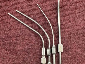 Misc. Lot of 4 Suction Tubes Aesculap, V. Mueller