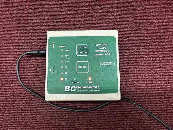 BC Biomedical SpO-2000 Pulse Oximetry Simulator