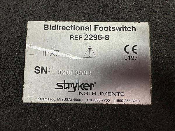 Stryker Command 2 Footswitch 2296-8 - Image 2