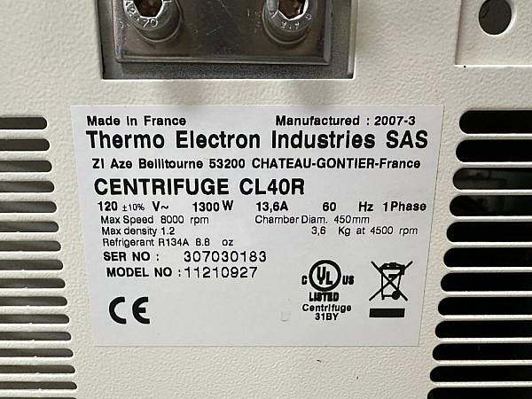 Thermo IEC CL40R Centrifuge - Image 5