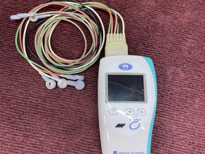 Nihon Kohden ZM531PA Telemetry Transmitter with ECG Cables