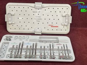 Stryker Cutter Accessory Tray Partial Set w/ Cannulas, Bridge & Rods