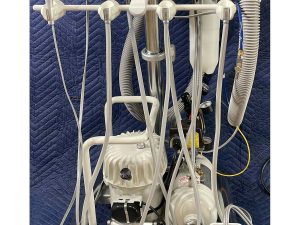 DCI 4511 Edge Portable Dental Delivery Unit Cart System w/ Vacuum & Compressor