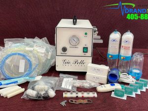 Gio Pelle GP-PL-70 Microdermabrasion Machine w/ Accessories, Crystals, Tips, Maintenance Kit