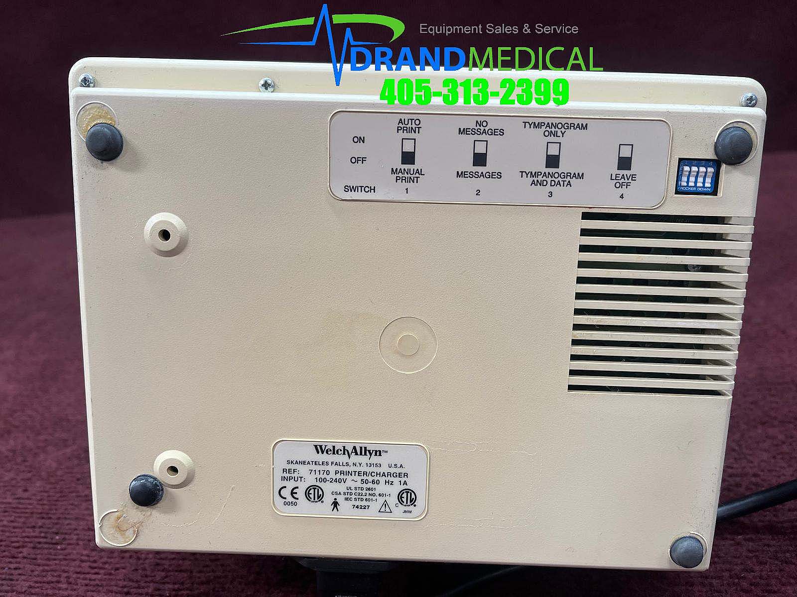 Welch Allyn MicroTymp 2 with 71170 Printer/Charger -REF 23640 New Tips (B5-3) - Image 5