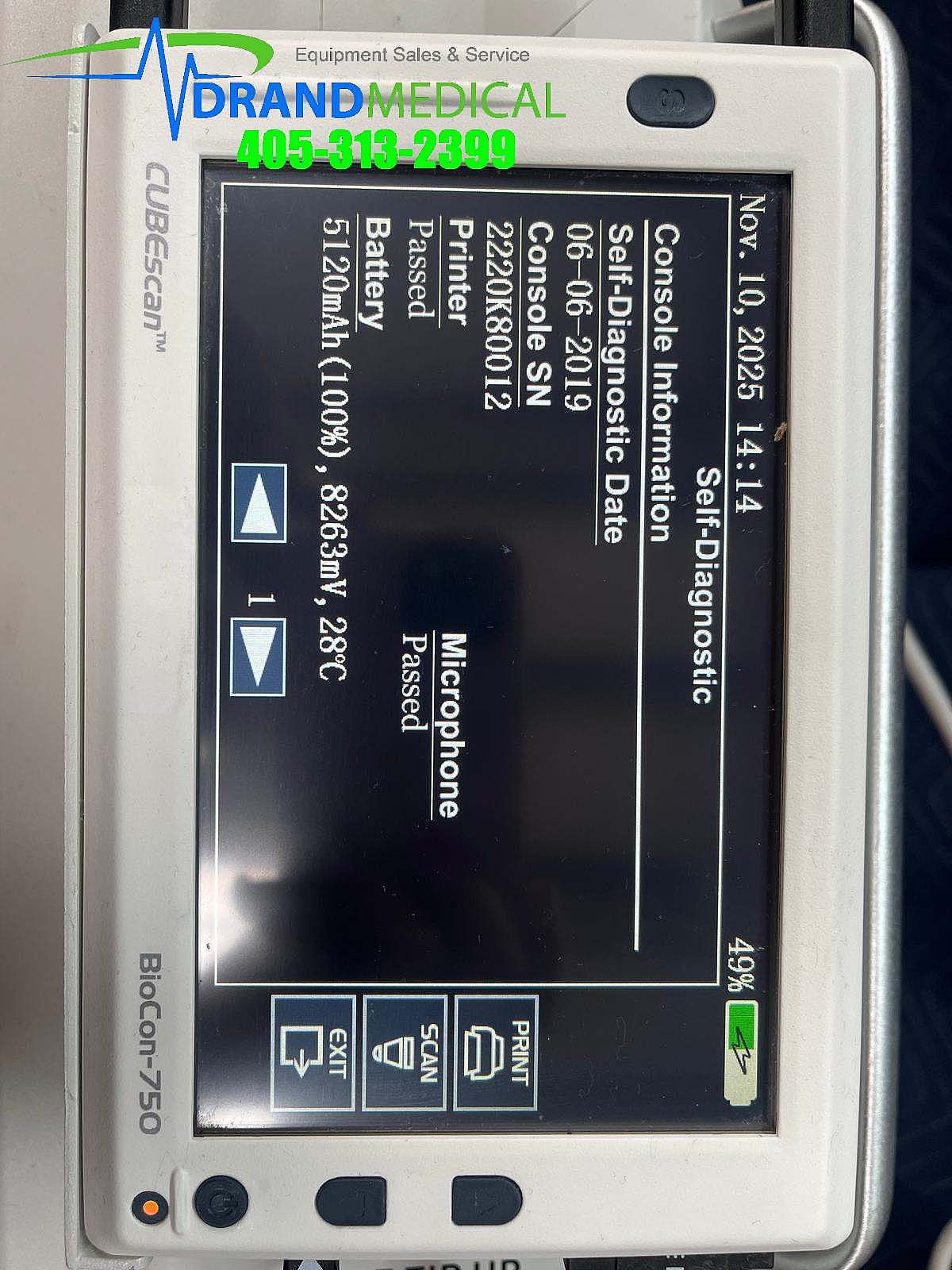 CubeScan BioCon-750 Bladder Scanner With Transducer - Image 9