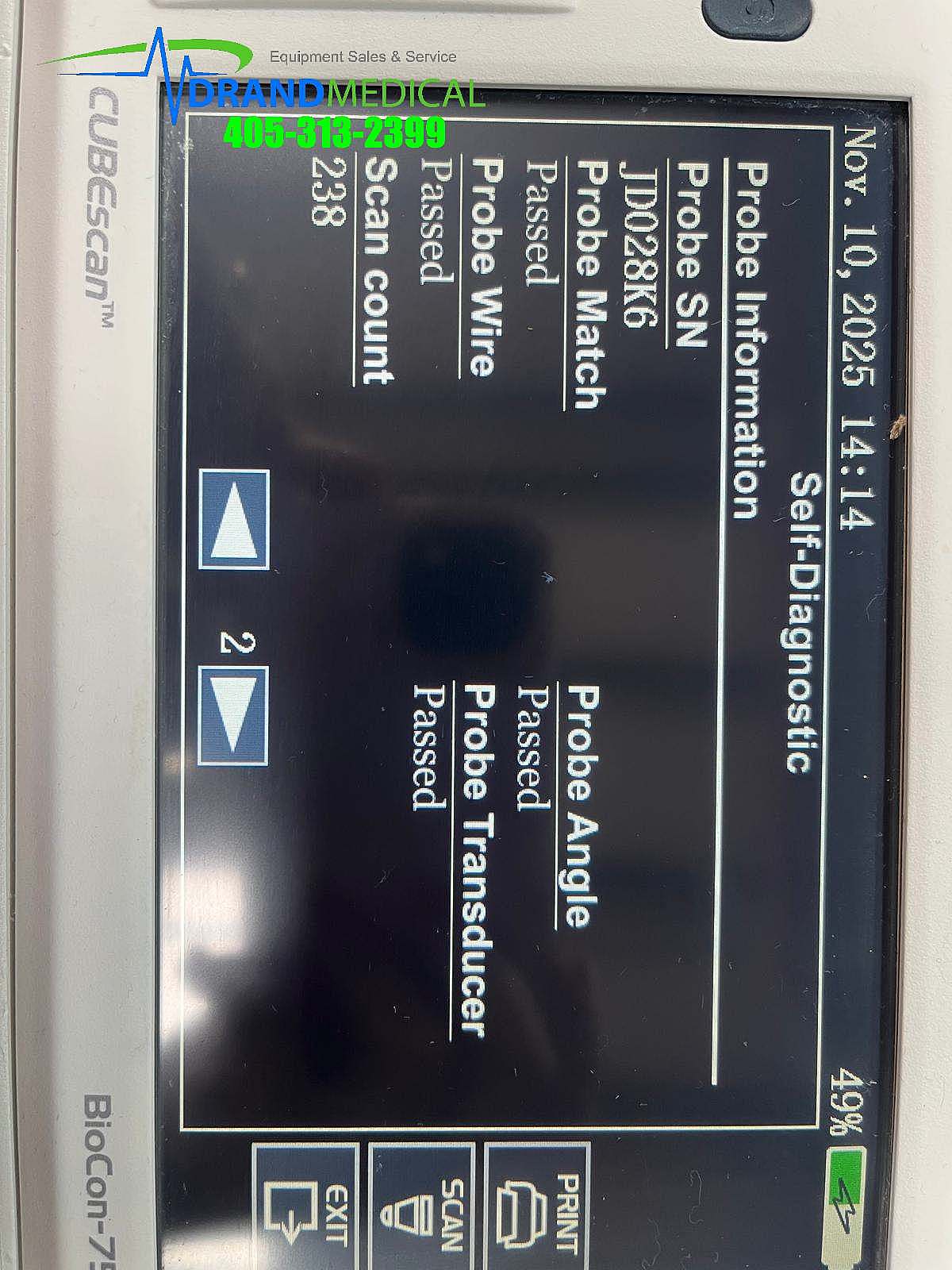 CubeScan BioCon-750 Bladder Scanner With Transducer - Image 10