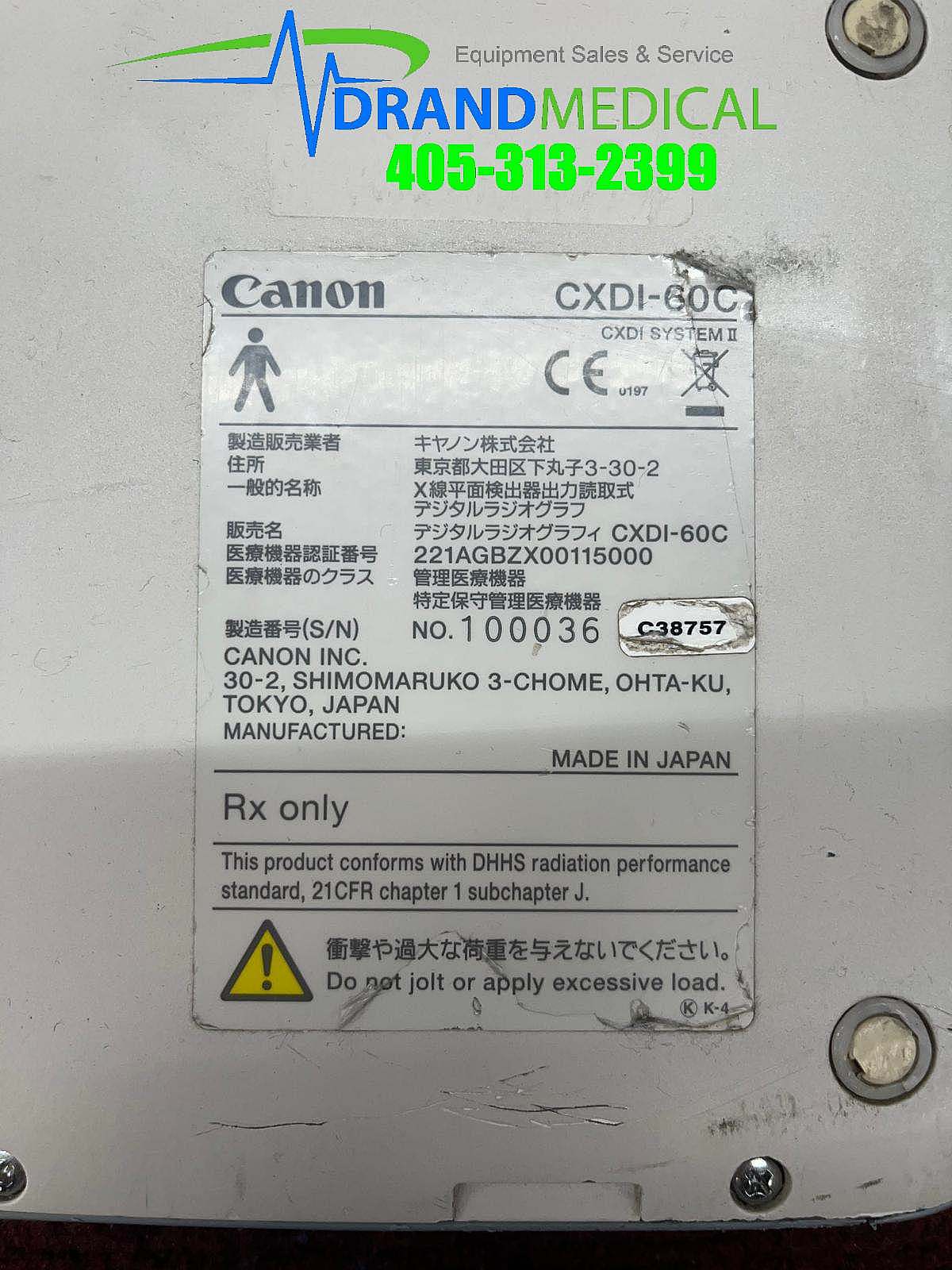 Canon CXDI-60C Digital DR Panel - Image 3