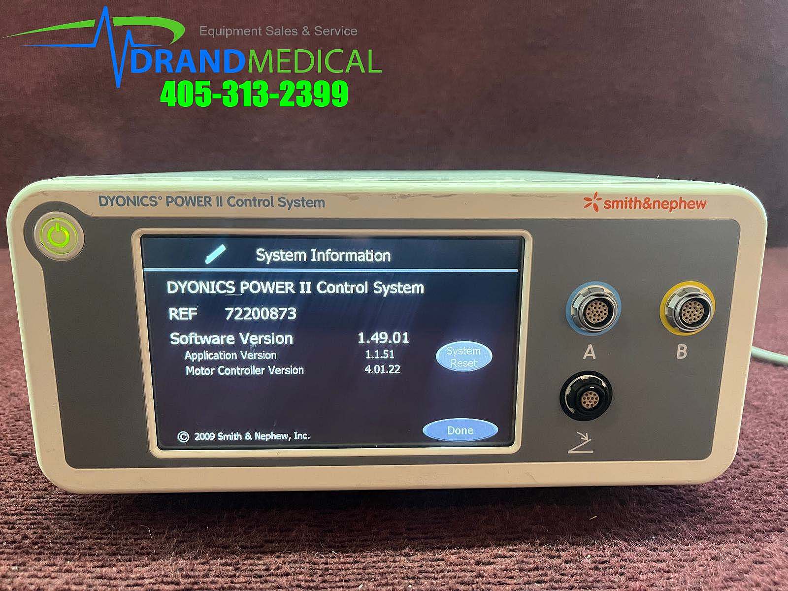 Smith & Nephew DYONICS POWER II CONTROL SYSTEM