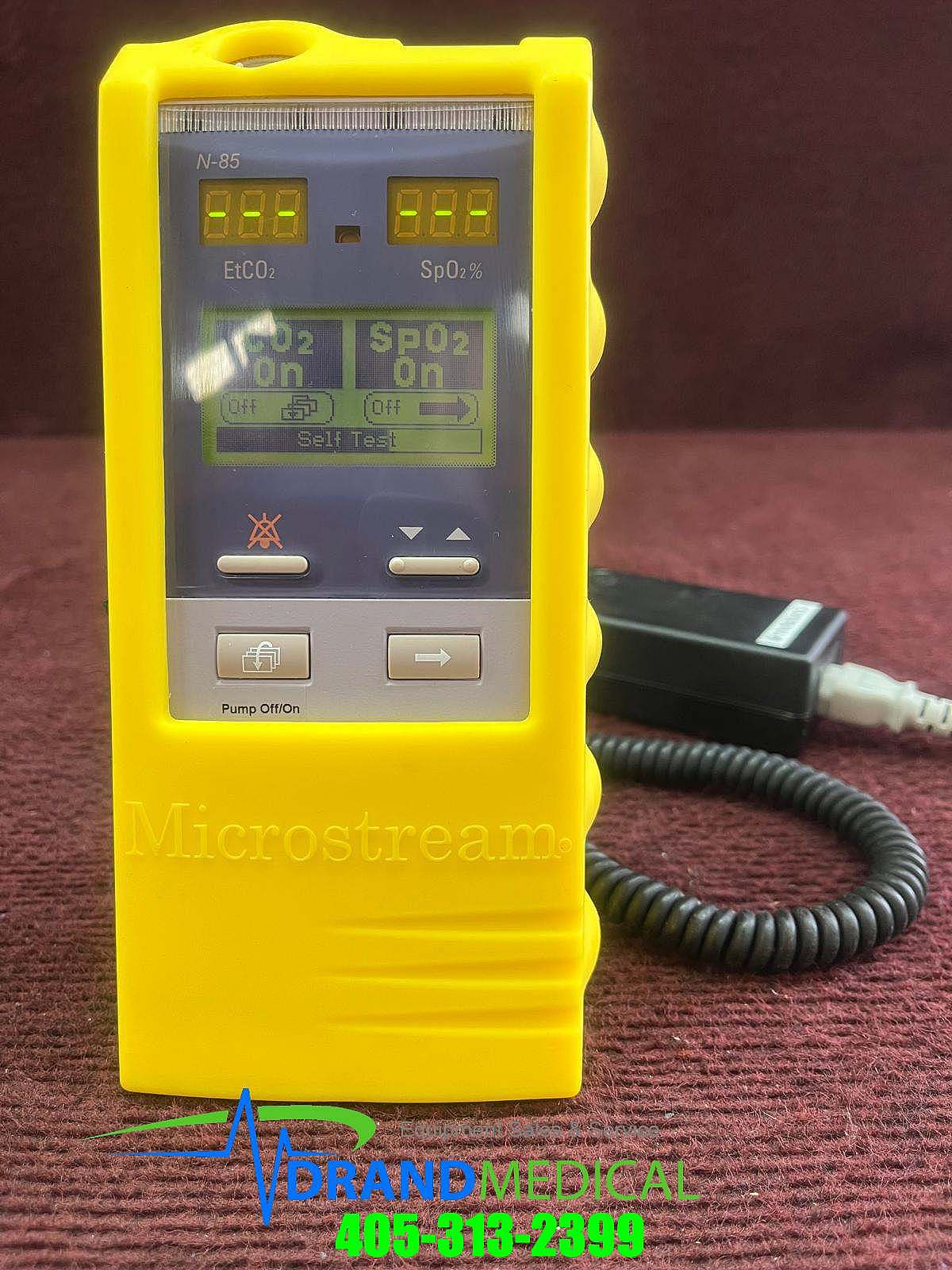 Nellcor Microstream N-85 Portable Bedside Capnogragh Pulse Oximeter Rubber Guard