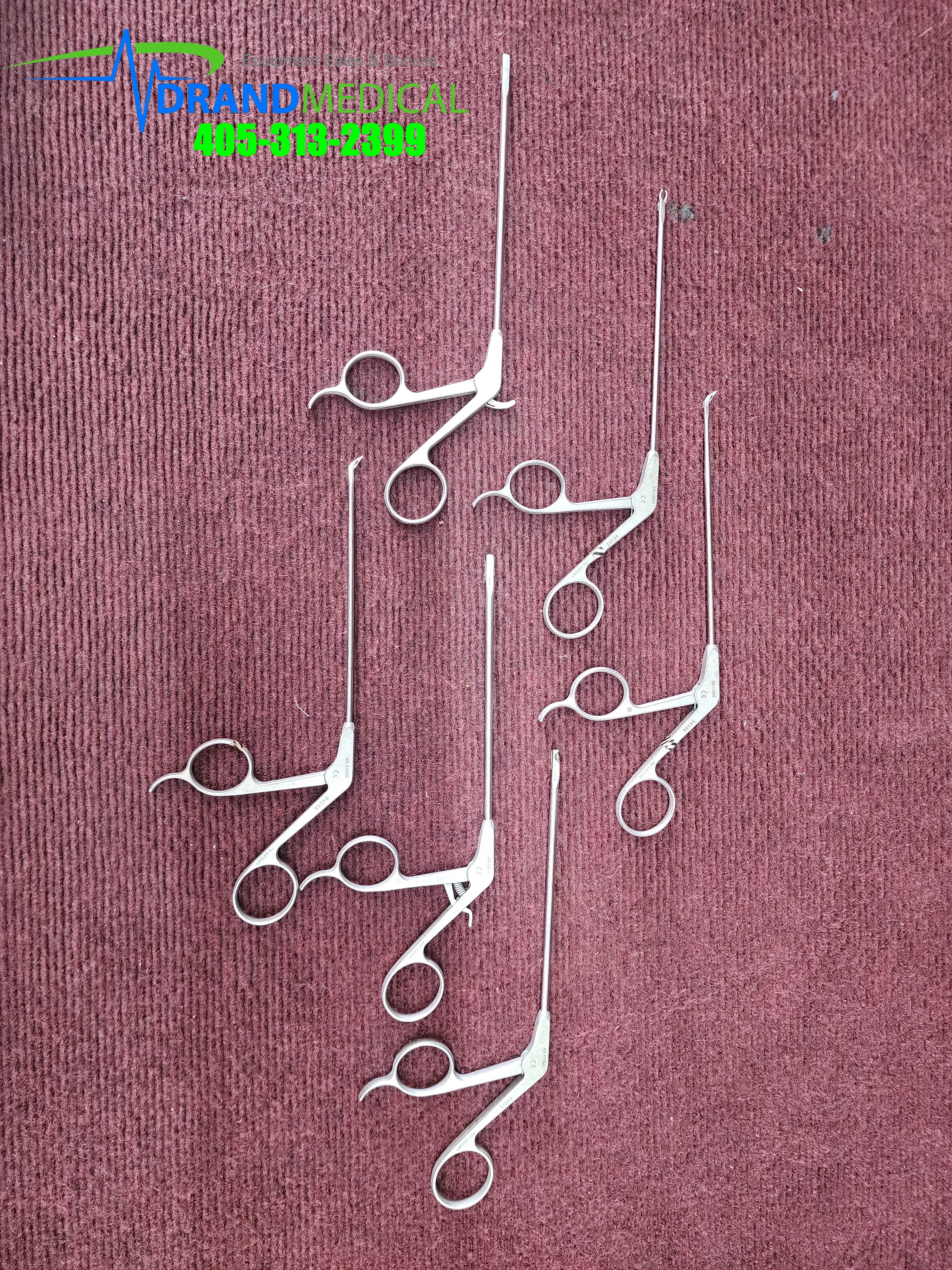 Arthrex Suture Passers Lot of 6 2-AR-12250, AR-11794L, AR-12540, 2-AR-11800