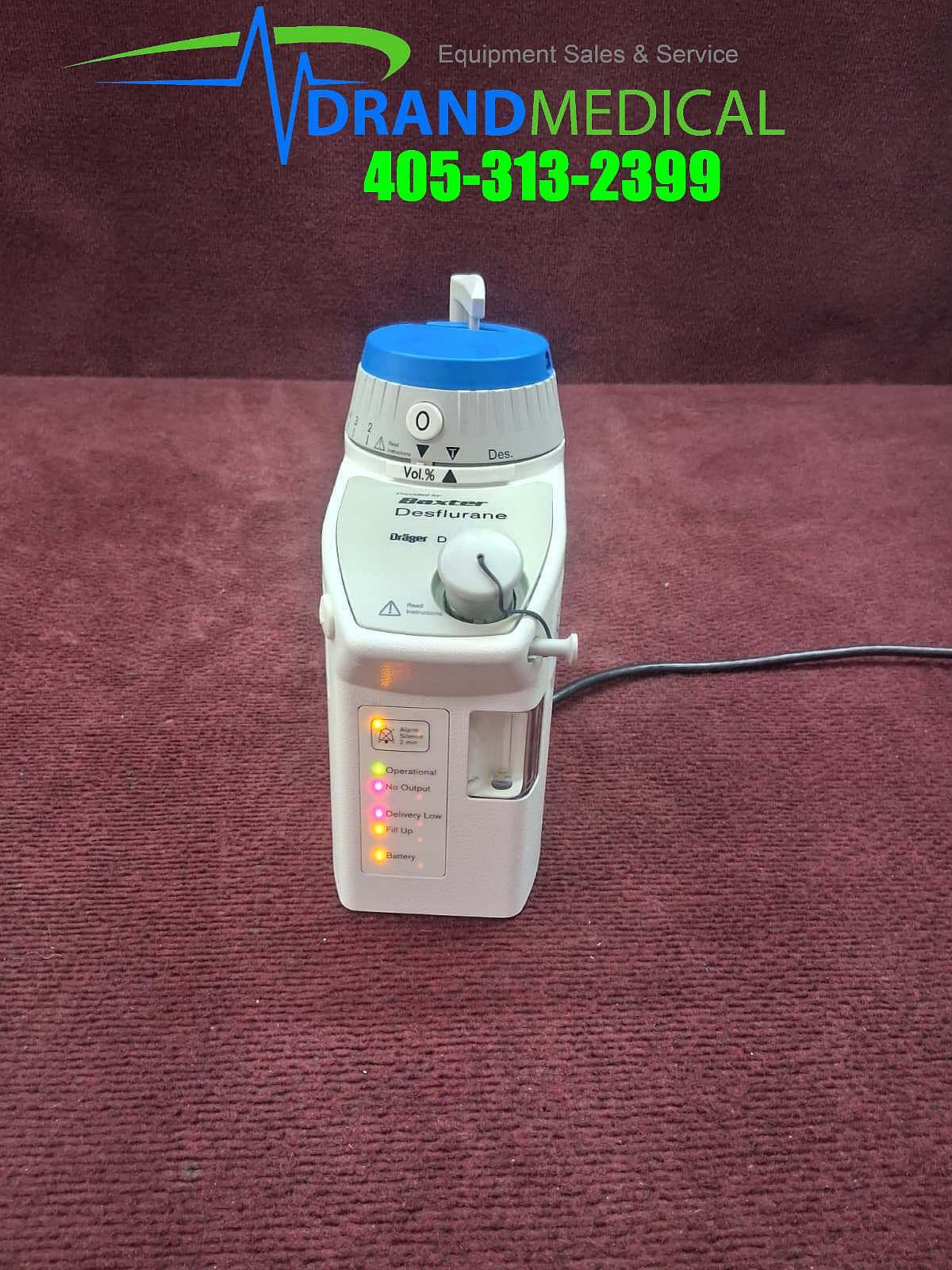Baxter Drager D-Vapor Desflurane Vaporizer ref: M35500-18 (e8-2)