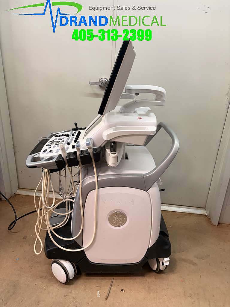GE Vivid E9 XDclear Cardiac Imaging System W/ M5Sc-D, 4C-D, 9L-D probes - Image 8