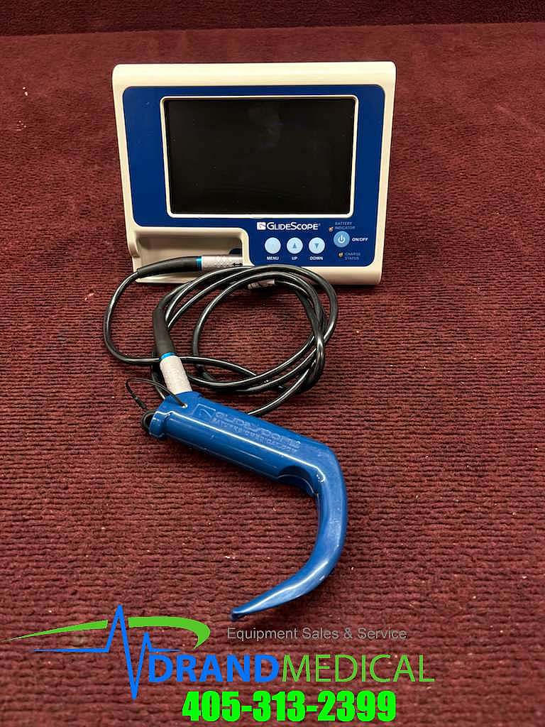 Glidescope Portable GVL 0231-0003 w/ GlideScope 0574-0030 Laryngoscope (E8-2)