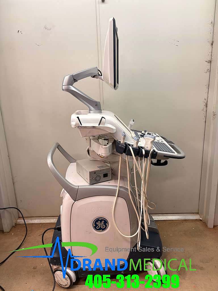 GE LOGIQ E9 ULTRASOUND W/ 4 TRANSDUCER PROBES 2- 9L, 1- ML6-15 and 1- C1-6 - Image 10