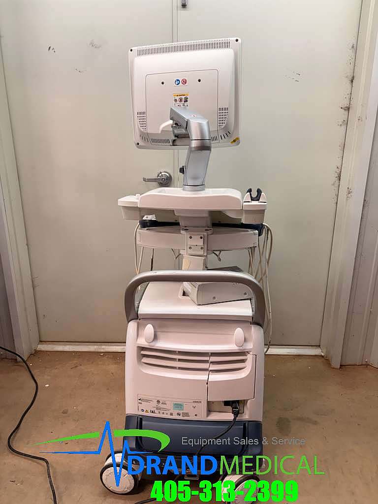 GE LOGIQ E9 ULTRASOUND W/ 4 TRANSDUCER PROBES 2- 9L, 1- ML6-15 and 1- C1-6 - Image 11